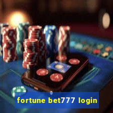 fortune bet777 login